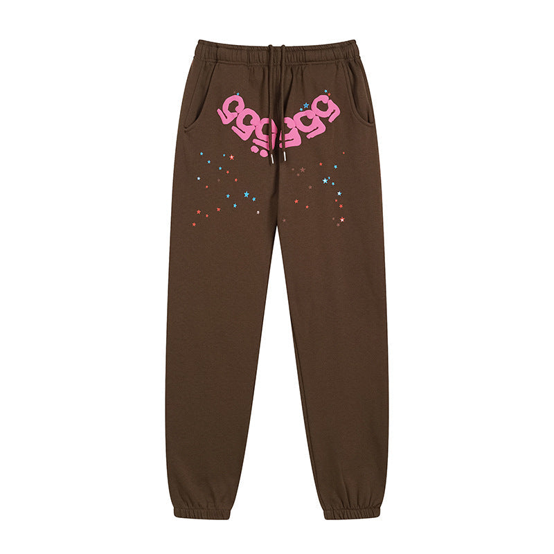 Sp5der Sweatpants Men's and Women's Same Fashion All-Matching