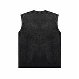 Purple Brand Distressed Tank T Shirts Distressed Sleeveless T-shirt Vest
