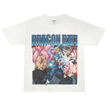 Film Star T Shirt Washed Old Print Short Sleeve Loose T-shirt