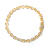 Chains Hip Hop Necklace Full Diamond I-Zircon Necklace INS Royalty St. Valentine's