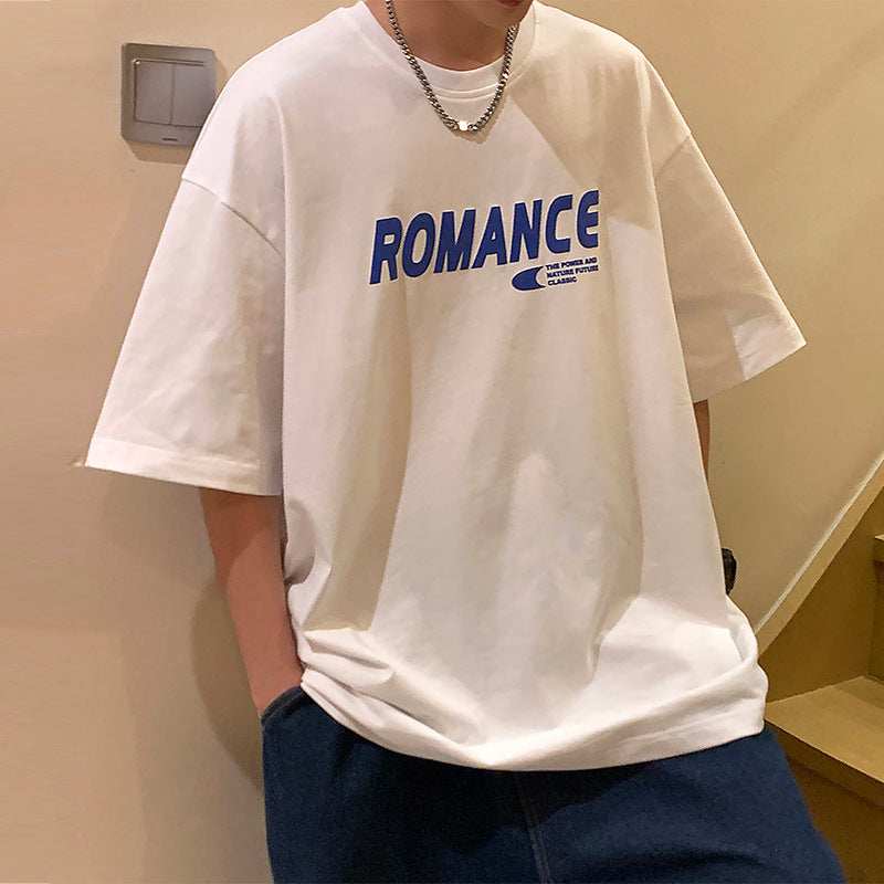 Nasa T-Shirt Short-Sleeved T-Shirt Men'S Summer Loose T-Shirt Clothes