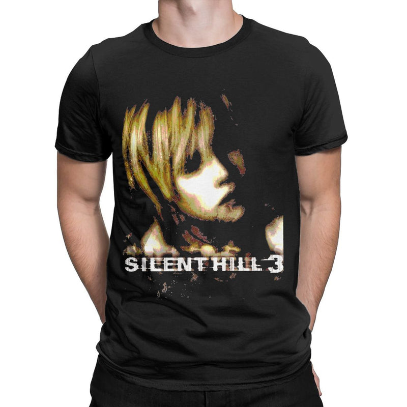 Amazing Silent Hill T-Shirts for Men Round Collar  Cotton