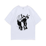 Rapper Lucki Shadow Print Tshirt Men Women Fashion Casual