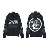Mens trendy Hoodie & Pants Wash Water Make Old Hoodies Sweater Trousers