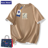 Nasa T Shirt Short-Sleeved T-Shirt Women'S Summer Loose Half-Sleeved T-Shirt