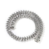 Chains Hip Hop 12mm Bar Cuban Chain T Square Zircon Spectrum St. Valentine's