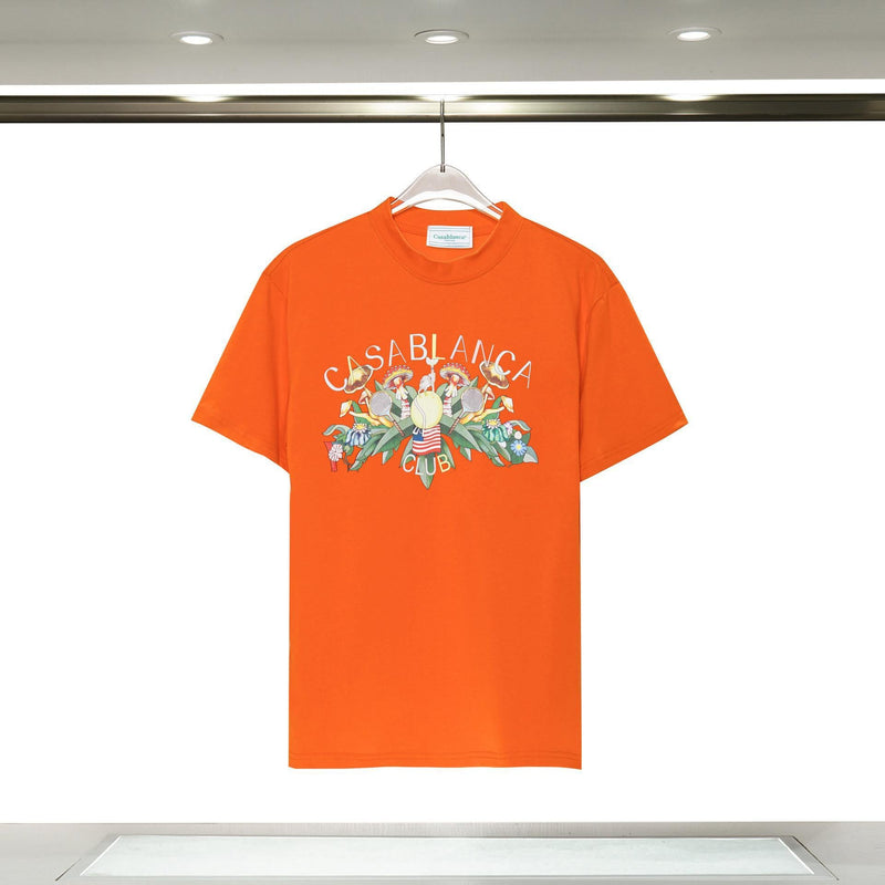 Casablanca T Shirts Fashion Casual Crew Neck Tee