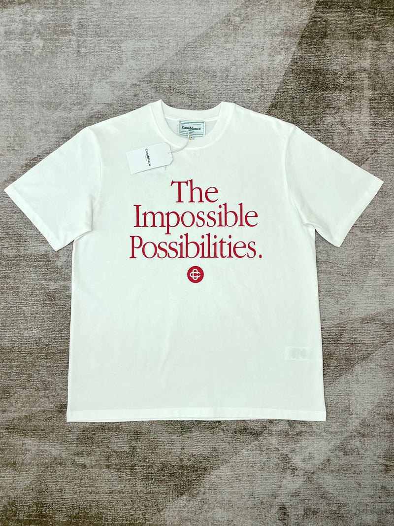 Casablanca T Shirts Fashion Loose Tee