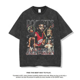 Nba T Shirt Rockets Jay Green Printed Short-Sleeved T-shirt Fashion Brand