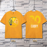 Basketball Sports T Shirt Nba Basketball Clothes Warriors Lakers Short Sleeve T-Shirt Men'S Loose