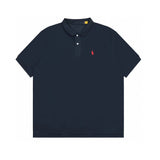 Ralph Lauren POLO shirt RL embroidered lapel POLO loose T-shirt