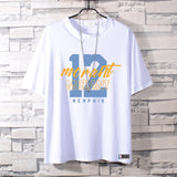 Basketball Sports T Shirt Summer Cotton Short Sleeve T-Shirt Male Student Basketball Sports Loose