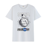 Basketball Sports T Shirt Summer Short-Sleeved T-Shirt Male Handsome Loose Student Nasa Astronaut