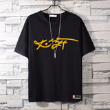Basketball Sports T Shirt Commemorative Kobe No. 24 Signature Short-Sleeved T-Shirt Men'S Loose Casual Sweatshirt Student