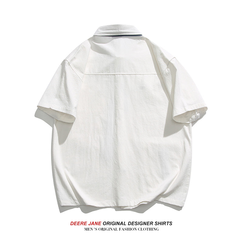 Men's Shirt Short-Sleeved Shirt Men's Loose All-Match Casual