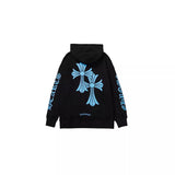 CHH Chrome Heart Hoodie ch Croix Sanskrit print loose hooded casual sweater