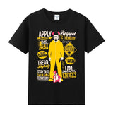 Heisenberg T Shirt Summer round Neck Short Sleeve T-shirt Men's Deadly Poison Master Gusi Heisenberg