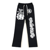 Mens trendy Hoodie & Pants autumn wash make old hoodies sweater