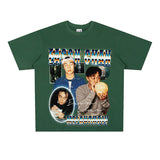 Film Star T Shirt Chen Yixun Loose American Retro Street T-shirt Men and Women