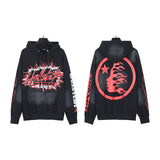 Mens trendy Hoodie & Pants Wash Water Make Old Hoodies Sweater Trousers