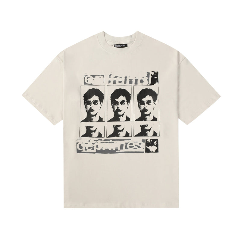 ERD T Shirts Printed Loose-Fitting Casual T-shirt Men