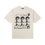 ERD T Shirts Printed Loose-Fitting Casual T-shirt Men