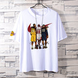 Basketball Sports T Shirt Nba Basketball Clothes Commemorative Kobe No. 24 Cotton Short-Sleeved T-Shirt Men'S Loose