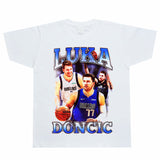 Basket Ball Star T Shirt Luka Donchevie Short Sleeve Printed Cotton T-shirt Retro Loose