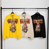 Mens trendy Hoodie & Pants2 Loose Hoodie Sweater Casual Pants
