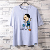 Basketball Sports T Shirt Summer Warrior Curry 3 Basketball Sports Breathable Short Sleeve T-Shirt Male Student