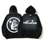 Hellstar Hoodie Retro Distressed Loose Fleece