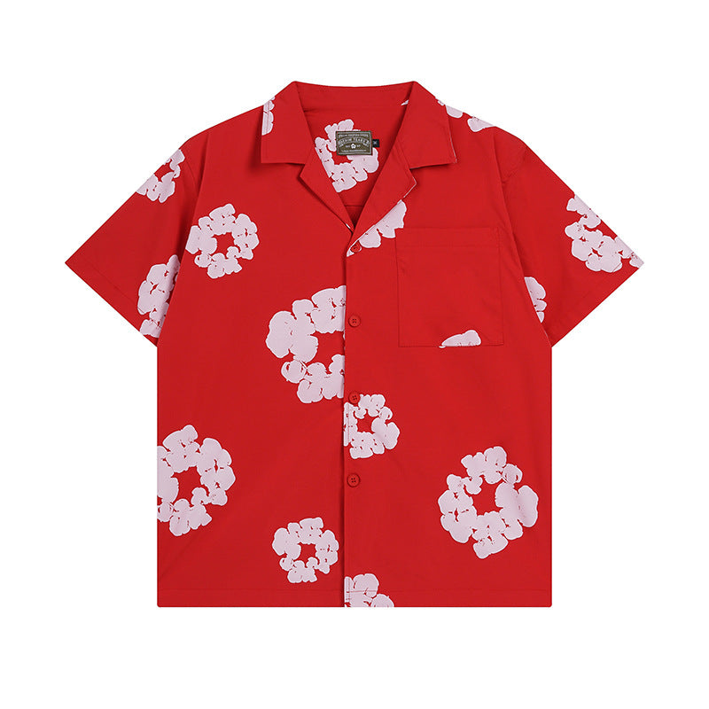 Denim Tears T Shirts Kapok Short-Sleeved Shirt Casual Shirt