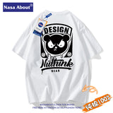 Nasa T Shirt Loose Cotton Short Sleeve T-Shirt Trendy Half Sleeve