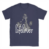 T-shirt Lifelover Men's and Women's Printed Short Sleeves