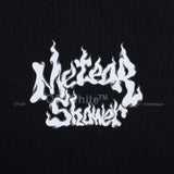 Ow T Shirts Flame Letter Printing for Men and Women