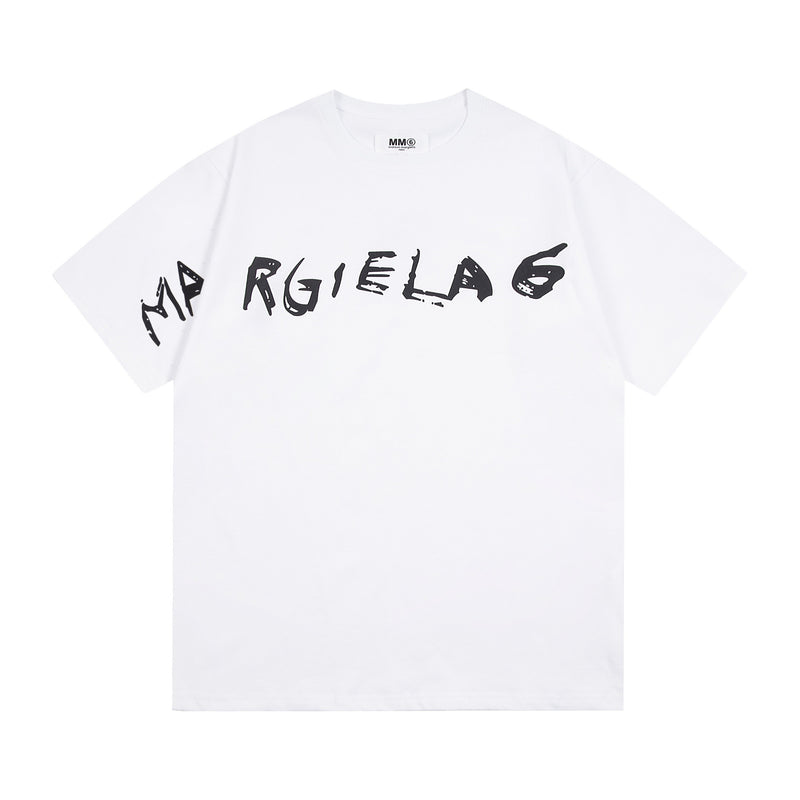 Maison Margiela T Shirts Crew Neck, Loose Short Sleeve T-Shirt