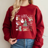 Retro Christmas Sweatshirt Aesthetic Claus