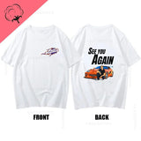 Fast And Furious Theme Cotton Short Sleeve Tee Men Clothing
