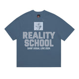 C.e t shirts letter printing pattern round neck pullover short sleeve men and women