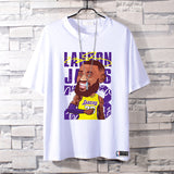 Basketball Sports T Shirt Kobe Short-Sleeved T-Shirt Men'S Cotton Student Korean Style Able Leisure Sports