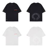 CHH Chrome Heart T Shirts Chrome Hearts Sanskrit Horseshoe Pattern Short Sleeve T-Shirt