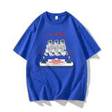 Nasa T Shirt Loose Men'S And Women'S Short-Sleeved Couple T-Shirt