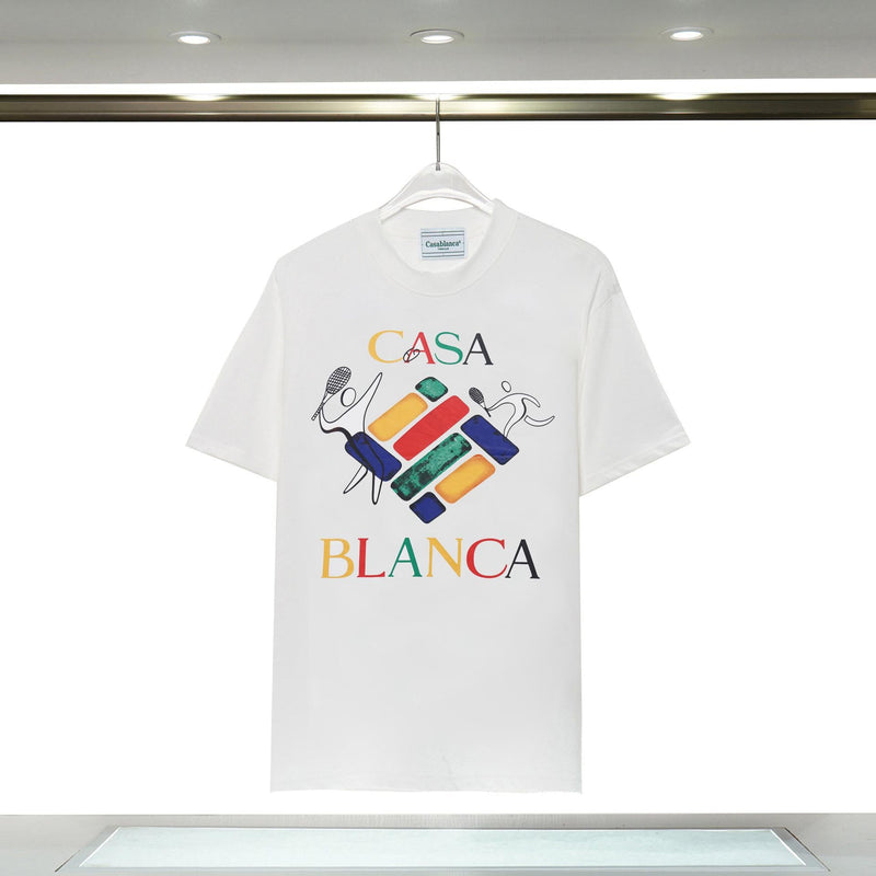 Casablanca T Shirts Fashion Casual Crew Neck Tee