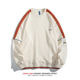 Men Pullover Hoodie Spring Multicolor Hoodie Men's Retro Loose Vintage Casual