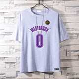 Basketball Sports T Shirt Summer Short-Sleeved T-Shirt Men'S And Women'S Nba Lakers Weishao Leisure Sports