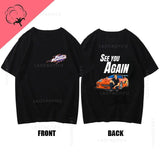 Fast And Furious Theme Cotton Short Sleeve Tee Men Clothing