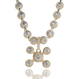 Chains Metal Wind Diamond Necklace Gold Plated Hip Hop St. Valentine's Spectrum