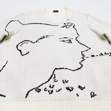 ERD Sweatshirt Crew Neck Pullover Sweater Leisure