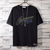 Basketball Sports T Shirt Summer Warriors Curry 30 Student Basketball Sports Breathable Short Sleeve T-Shirt Men