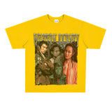 Film Star T Shirt Movie Westward Journey Stephen Chow Trendy Pure Cotton Short Sleeve Loose T-shirt